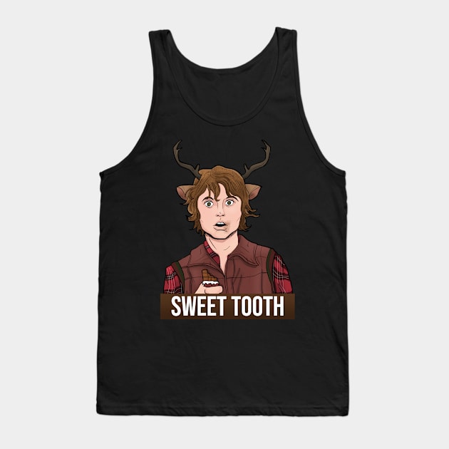 Sweet Tooth (with chocolate) T-Shirt Tank Top by Bruno.Artist 